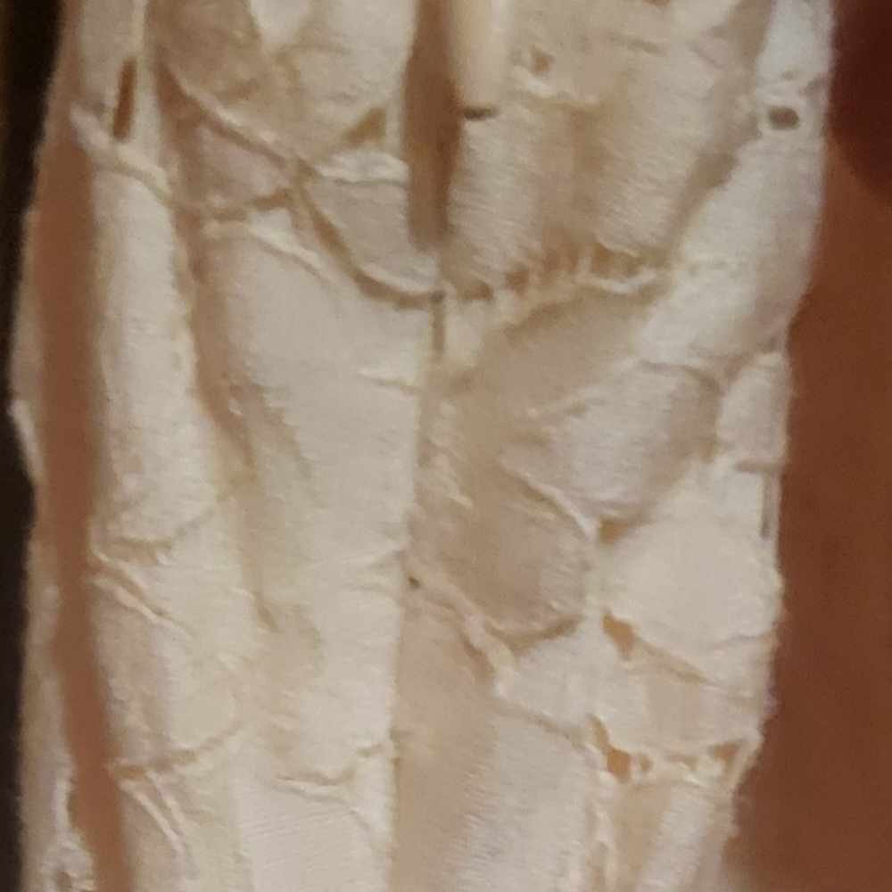 Sundance Cream Lace Floral Embroidered Sleeveless Maxi Dress Boho Wedding Size 6 - Picture 8 of 8
